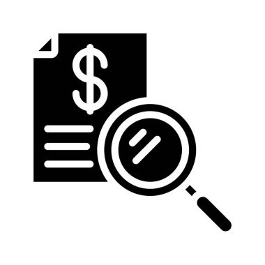 finans ve para konsept simgesi, vektör illüstrasyonu basit tasarım