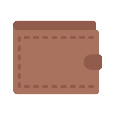 wallet icon, vector illustration simple design