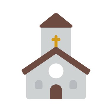 kilise simgesi vektör illüstrasyonu