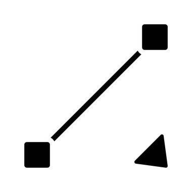 Satır Aracı Web simgesi vektör çizimi