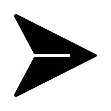 Ok Web simgesi vektör illüstrasyonunu gönder