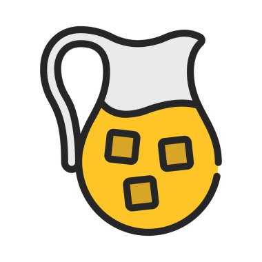 Sürahi simge vektör çizim