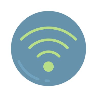 kablosuz kablosuz ağ sembolü vektör simgesi 