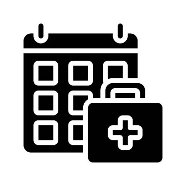 Hastalık Simge Bırakma Basit Vektör İllüstrasyonu