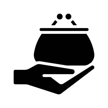 Para Cüzdanı Web simgesi vektör illüstrasyonuName