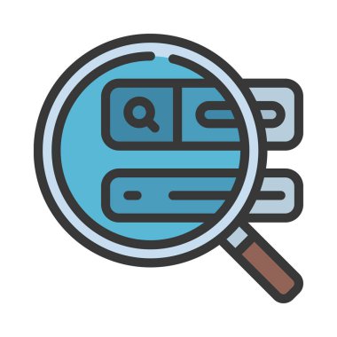 Arama Sonuçlarını Analiz Et Web simgesi çizimi