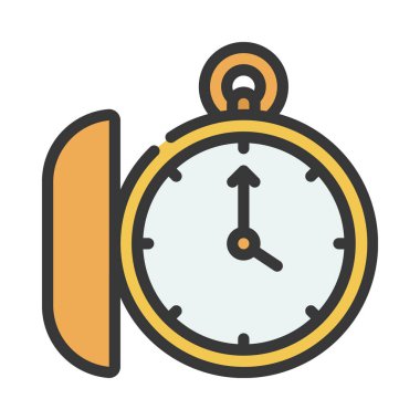 Zamanlayıcı Web simgesi vektör illüstrasyonunu aç