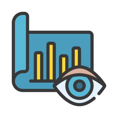 Veri simgesi, vektör illüstrasyonu    