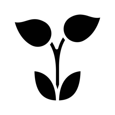 Tohum Web simgesi çiziminden Büyüyen Bitki