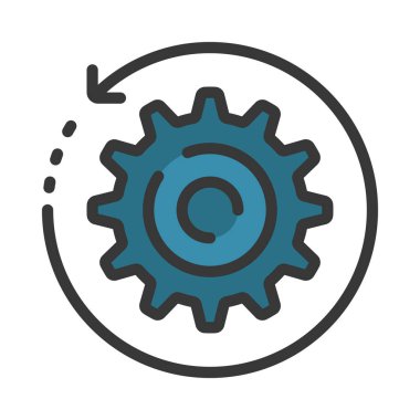 Ters mühendislik simgesi vektör illüstrasyonuName