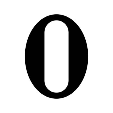 Sıfır Web simgesi vektör illüstrasyonu