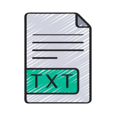  Düz Metin web simgesi vektör illüstrasyonu