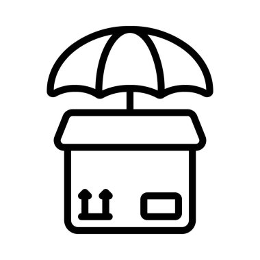 Posta Paketi Kapağı Web simgesi vektör illüstrasyonuName