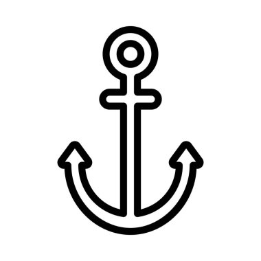 anchor vektör vektör illüstrasyonu 