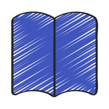 kitap simgesi, vektör illüstrasyonu