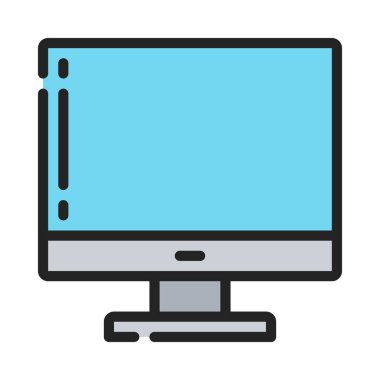 bilgisayar simgesi, vektör illüstrasyonu 