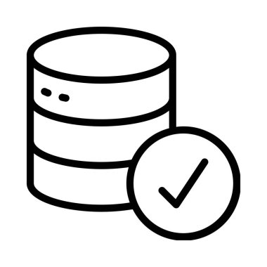 Veri simgesini düzelt, vektör illüstrasyonu    