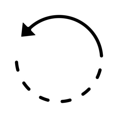 Araç Ağ simgesi vektör illüstrasyonunu döndür