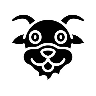 Goat web icon vector illustration