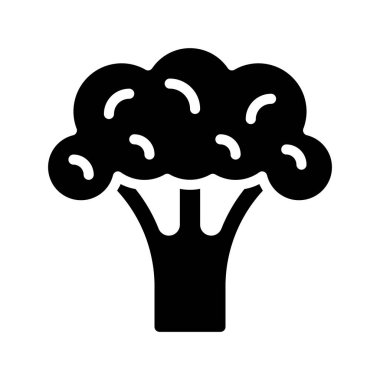 Brokoli web simgesi vektör çizimi