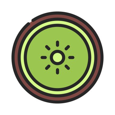 Kivi vektör simgesi, illüstrasyon 