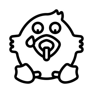 Aşırı ısınan ağ simgesi vektör illüstrasyonu