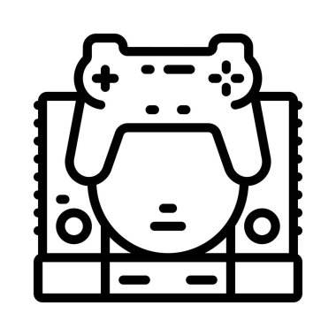 PS Bir Web simgesi vektör çizimi