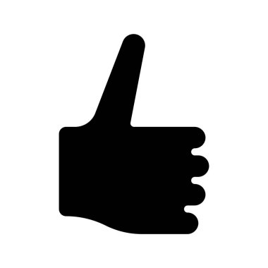 Baş Parmak Arka Simge, vektör illüstrasyonuName 