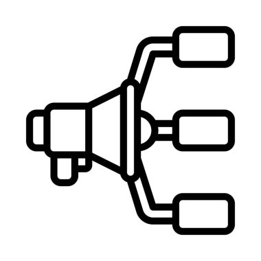 ağ simgesi, vektör illüstrasyonu basit tasarım
