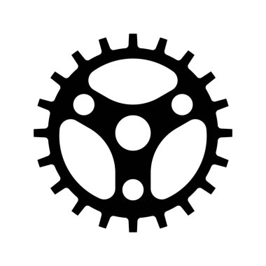 dişli ağ simgesi çizimi beyaz arkaplanda izole edildi