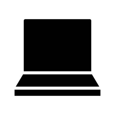 dizüstü bilgisayar simgesi, vektör illüstrasyonu 