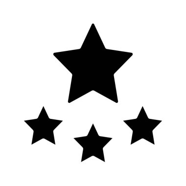yıldızlar web simgesi vektör illüstrasyonu                                                  