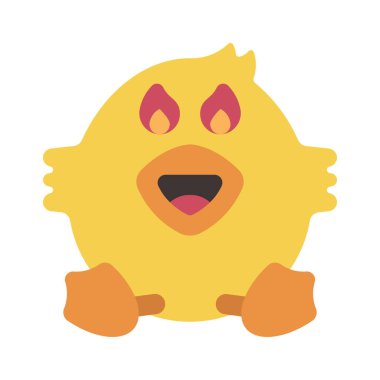 Fire Eyes web simgesi vektör illüstrasyonu