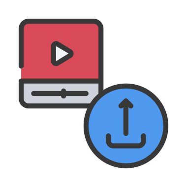 Video oynatımını kutsal kişilerin resmi, vektör çizim 