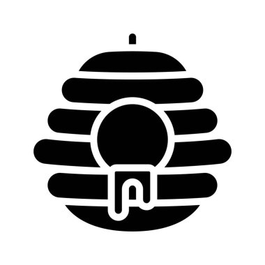 Arı Kovanı simgesinin vektör çizimi