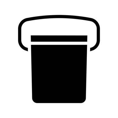 Boya Kovası Web simgesi vektör çizimi