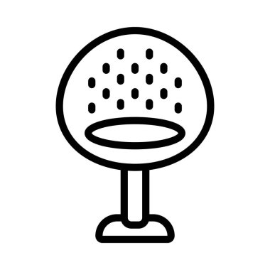  Tabure vektör simgesi, illüstrasyon 