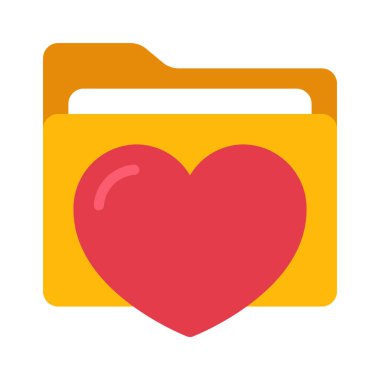 Dizin simgesi gibi kalp, vektör illüstrasyonu 