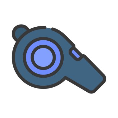 ıslık web simgesi vektör illüstrasyonu