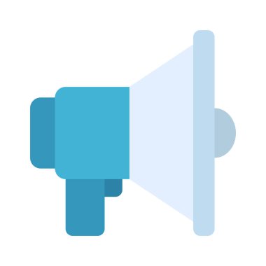 Pazarlama Megafon simgesi, vektör illüstrasyonu