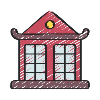 Dojo web simgesi vektör illüstrasyonu