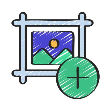 Yeni Artboard web simgesi vektör illüstrasyonu