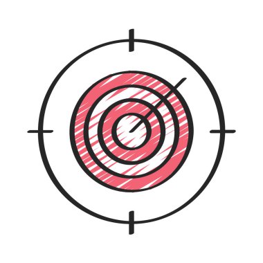 Hedef Ağ ikonu vektör illüstrasyonu hedefleniyor