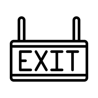 Çıkış İmzası Web simgesi vektör illüstrasyonuName