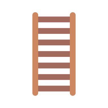 merdiven ağ ikonu vektör illüstrasyonu