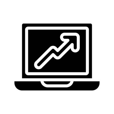 Dizüstü bilgisayar Simgesini Çoğalt, vektör illüstrasyonu 