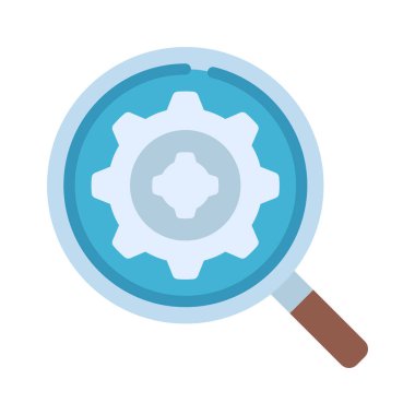 Arama motoru optimizasyon vektör çizimi. İKİ                             