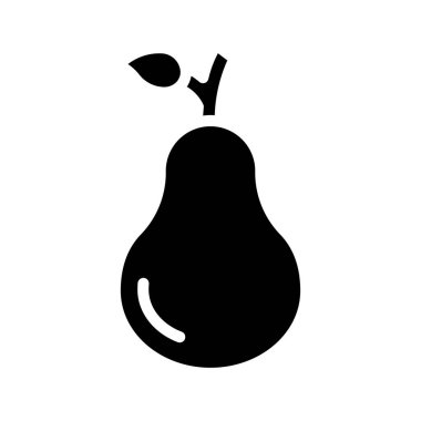 taze armut meyve izole simgesi