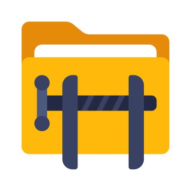 Dizin simgesini, vektör illüstrasyonunu sıkıştır 