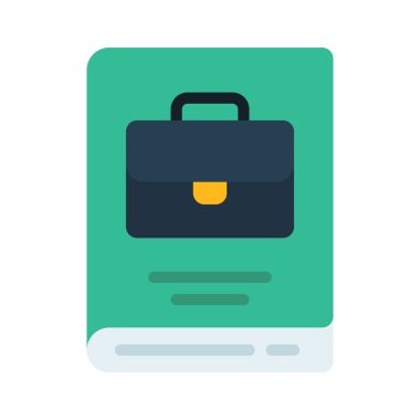 İş Kitabı web simgesi vektör illüstrasyonu